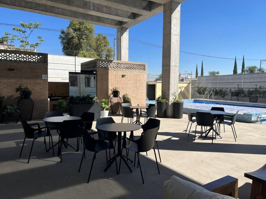 Apartamento Depa Boho Al Sur Pet Friendly Piscina Gym Sala De Cine Guadalajara Exterior foto
